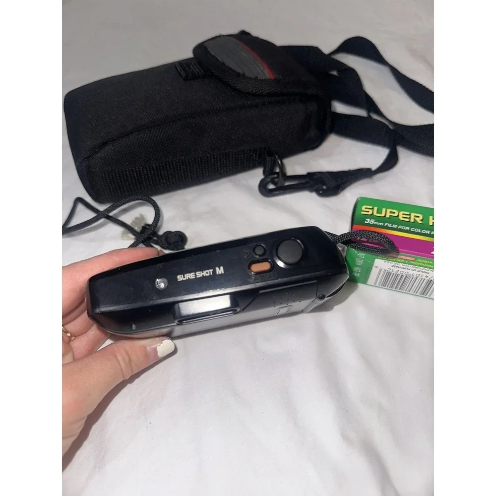 Canon Sure Shot M 35mm Point&Shooot Film Camera TESTED and WORKING with Case - Picture 3 of 6